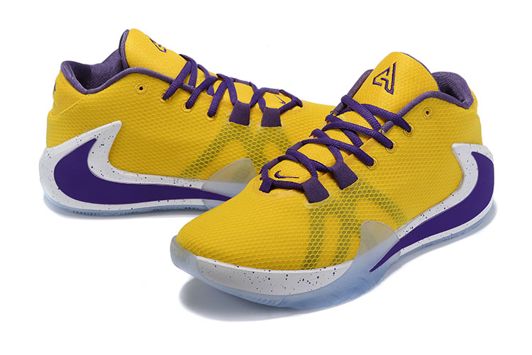 2020 Nike Air Zoom Freak 1 Yellow Purple White - Click Image to Close